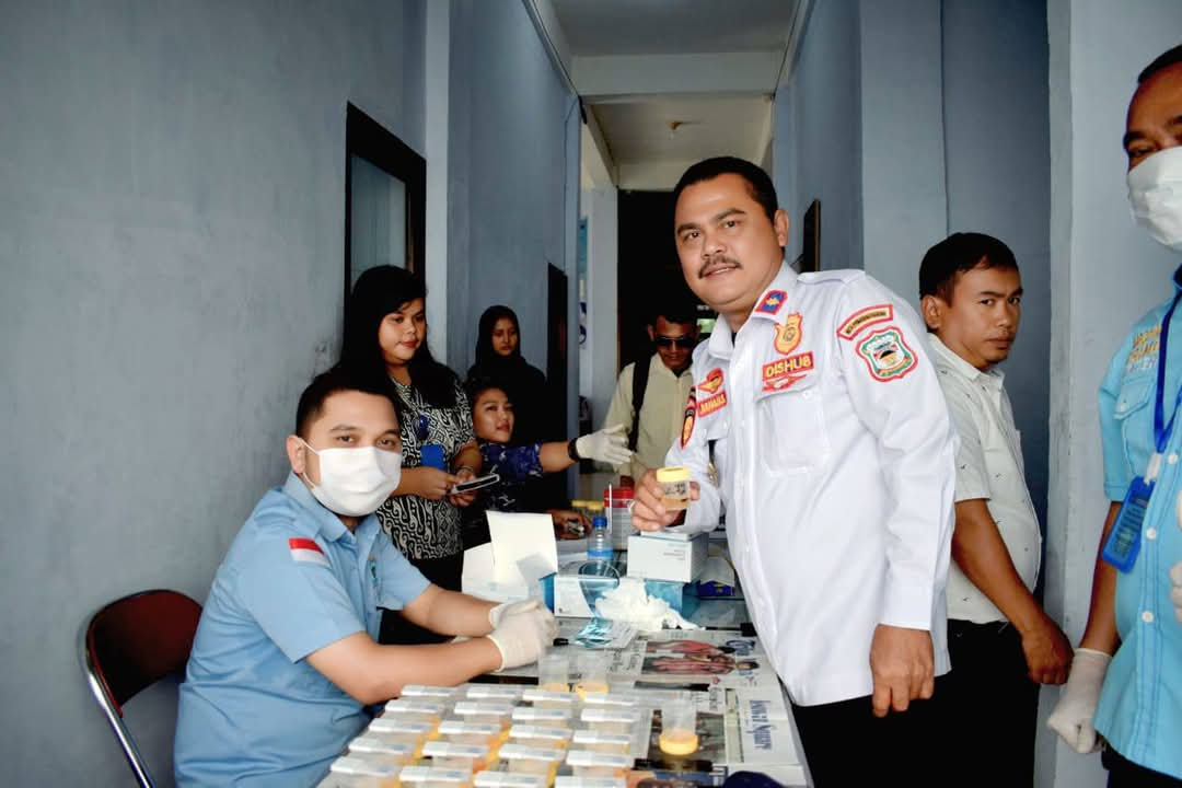 Tes Urine Dinas Perhubungan Kota Pematangsiantar